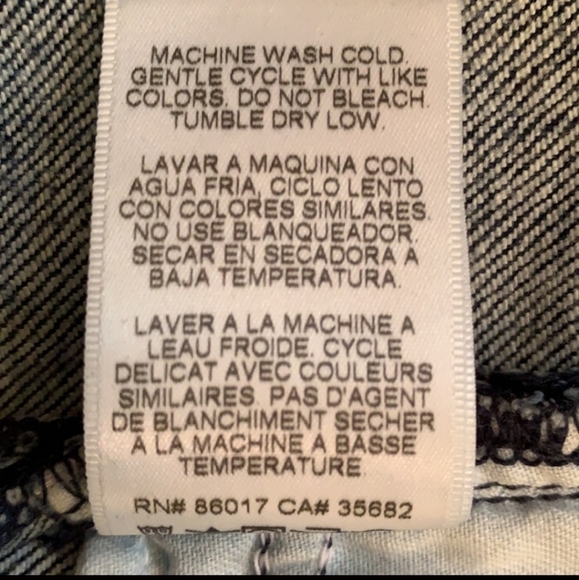 BEBE Premium Denim Embellished Distressed - Picture 8 of 8